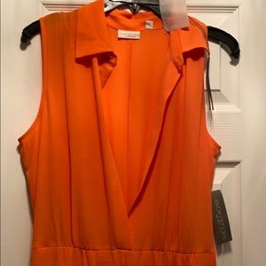 Orange Jumper with shorts